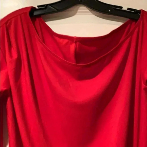 Crew Neck Dress with Pleated Waist *NWOT* - Picture 4 of 4